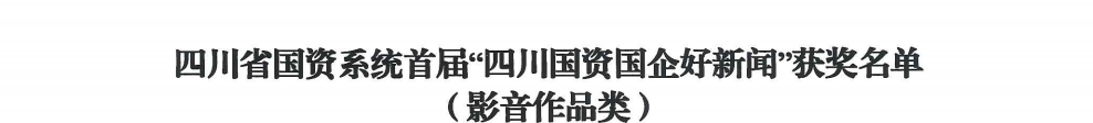 四川省九州酷游集团荣获首届“四川国资国企好新闻”银铜两奖